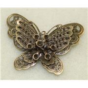 Pendant Filigree Butterfly Suits PP24 And PP32 Diamante each 