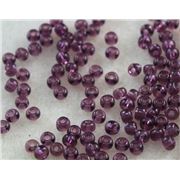 Czech Seed Bead Dark Amethyst Transparent 5/0 - Minimum 12g