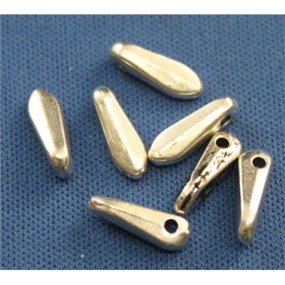 Filler Bead  Metal Daggers Silver  ea