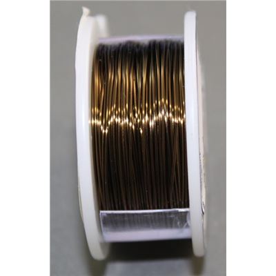 Bead Smith Non Tarnish Craft Wire 24 Gauge Vintage Bronze