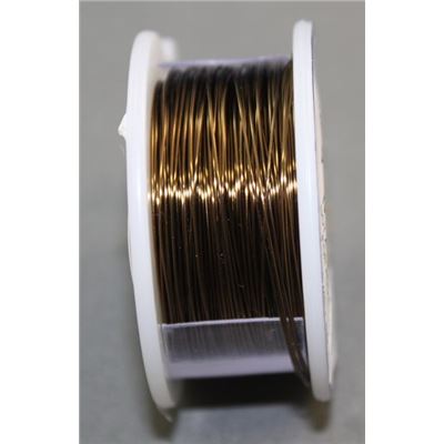 Bead Smith Non Tarnish Craft Wire 26 Gauge Vintage Bronze