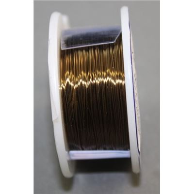 Bead Smith Non Tarnish Craft Wire 28 Gauge Vintage Bronze