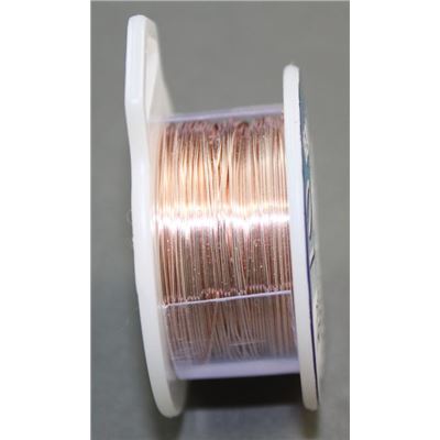 Bead Smith Non Tarnish Craft Wire 26 Gauge Rose Gold