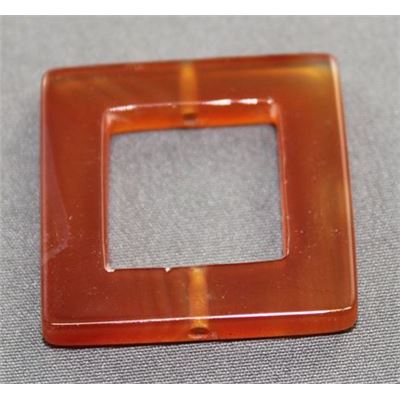 Semi Precious Red Agate Rectangular Frames