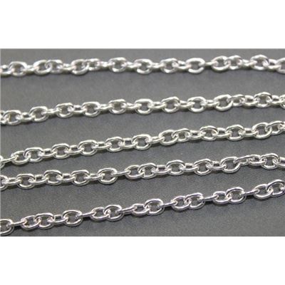 Chain Silver Metallic FC 478S Cable 5x4mm per metre