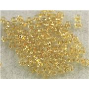 Czech Seed Bead Honey Transparent 5/0 - Minimum 12g