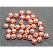 Swarovski Crystal 5810 Pearl Rose Peach 3mm 