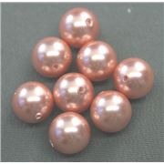 Swarovski Crystal 5810 Pearl Rose Peach 8mm 