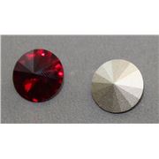 Swarovski Crystal 1122  Pointy Back Rivoli Siam 14mm 