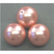 Swarovski Crystal 5810 Pearl Rose Peach 12mm 