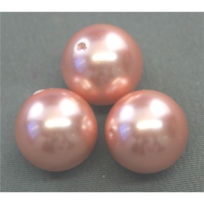 Swarovski Crystal 5810 Pearl Rose Peach 12mm 