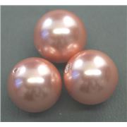 Swarovski Crystal 5811 Pearl Rose Peach 14mm 