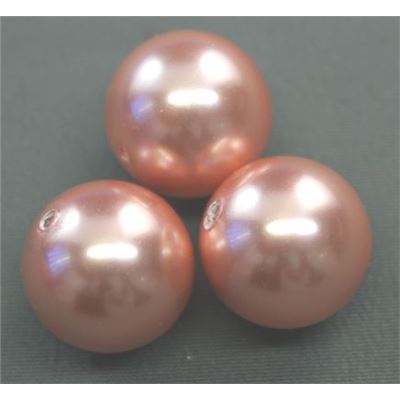 Swarovski Crystal 5811 Pearl Rose Peach 14mm 
