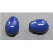 Swarovski Crystal 5821 Pearl Drop Dark Lapis 11x8mm 