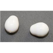 Swarovski Crystal 5821 Pearl Drop Ivory 11x8mm 