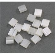 Tila Beads Ivory Mist Luster 5mm -Approx 8g Tube