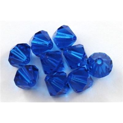 Swarovski Crystal 5328 Bicone Capri Blue 8mm 