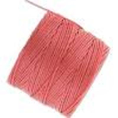 S-Lon Bead Cord Chinese Coral 77 yards