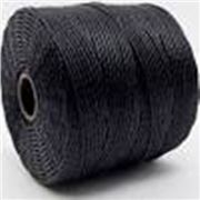 S-Lon Bead Cord Black 77 yards