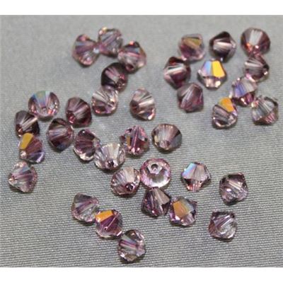 Swarovski Crystal 5328 Bicone Lilac Shadow 4mm 