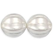 Melon Round Pearl Coat Blanca 14mm