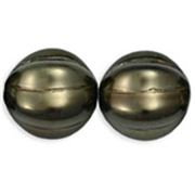 Melon Round Pearl Coat Carbon 14mm