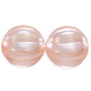 Melon Round Pearl Coat Candy Floss 14mm