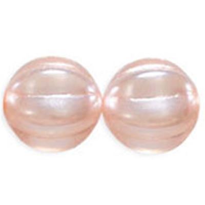 Melon Round Pearl Coat Candy Floss 14mm