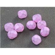 Firepolished Crystal Opal Lilac 6mm ea