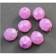 Firepolished Crystal Opal Lilac 8mm ea