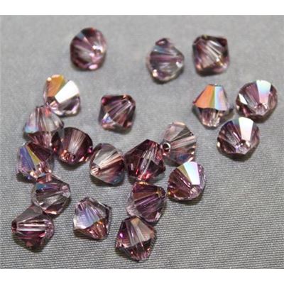 Swarovski Crystal 5328 Bicone Lilac Shadow 6mm 