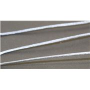 Rat Tail Cord  Silver 1mm per metre