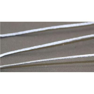 Rat Tail Cord  Silver 1mm per metre