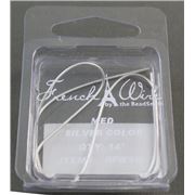 French Wire  Medium 0.9mm Silver (35.5cm) ea