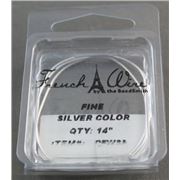 French Wire  Fine 0.7mm Silver (40.6cm) ea