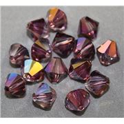 Swarovski Crystal 5328 Bicone Lilac Shadow 8mm 
