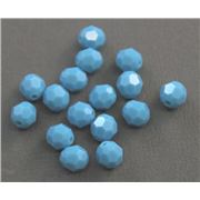 Swarovski Crystal 5000 Round Turquoise 6mm 