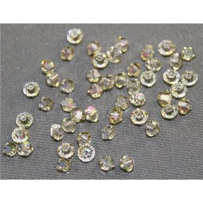 Swarovski Crystal 5328 Bicone Luminous Green 3mm 