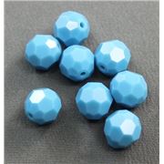 Swarovski Crystal 5000 Round Turquoise 8mm 