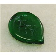 Leaf Emerald 18x13mm ea