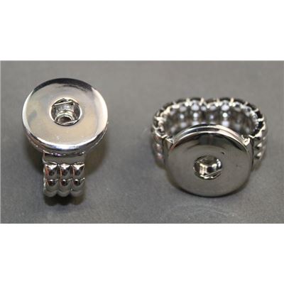 Adjustable Chunk Rings Silver ea.