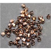 Swarovski Crystal 5328 Bicone Rose Gold 2 x 3mm 