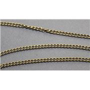 Chain Antique Brass Metallic FC479AB Flat Curb 4x3mm per metre
