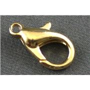 Clasp Parrot  Large Nickel 15mm ea