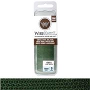 WireKnitz Stretch Copper Wire Knit Leaf Green-Fine gauge 22.5cm ea.