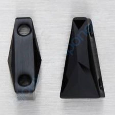 Swarovski Crystal 5181 17x9mm Keystone Bead Jet