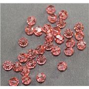 Swarovski Crystal 5000 Round Rose Peach 4mm