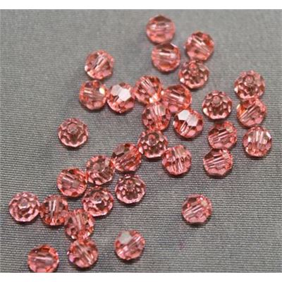 Swarovski Crystal 5000 Round Rose Peach 4mm