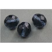 Firepolished Crystal Montana 10mm ea