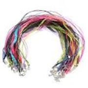 Organza and Wax Cord Necklaces Assorted approx 45cm